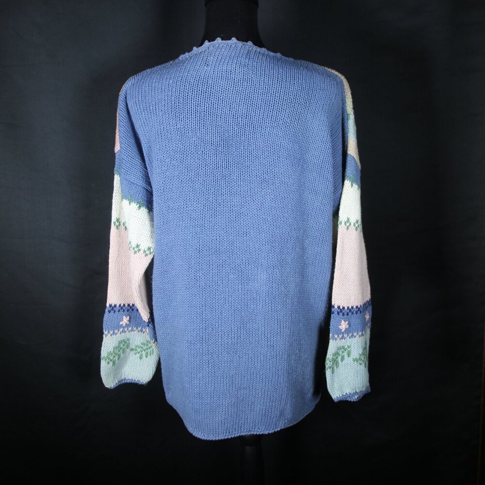 Floral Patchwork Pullover By Heirloom Collectible… - image 2